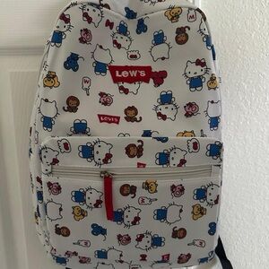 Cute hello kitty backpack school bag